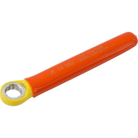 Gray Tools Combination Wrench 14mm, 1000V Insulated MEB14-I